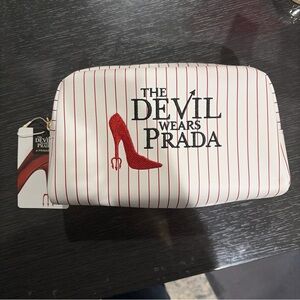 The Devil wears Prada movie Cosmetic Pouch - White & Red cool new
